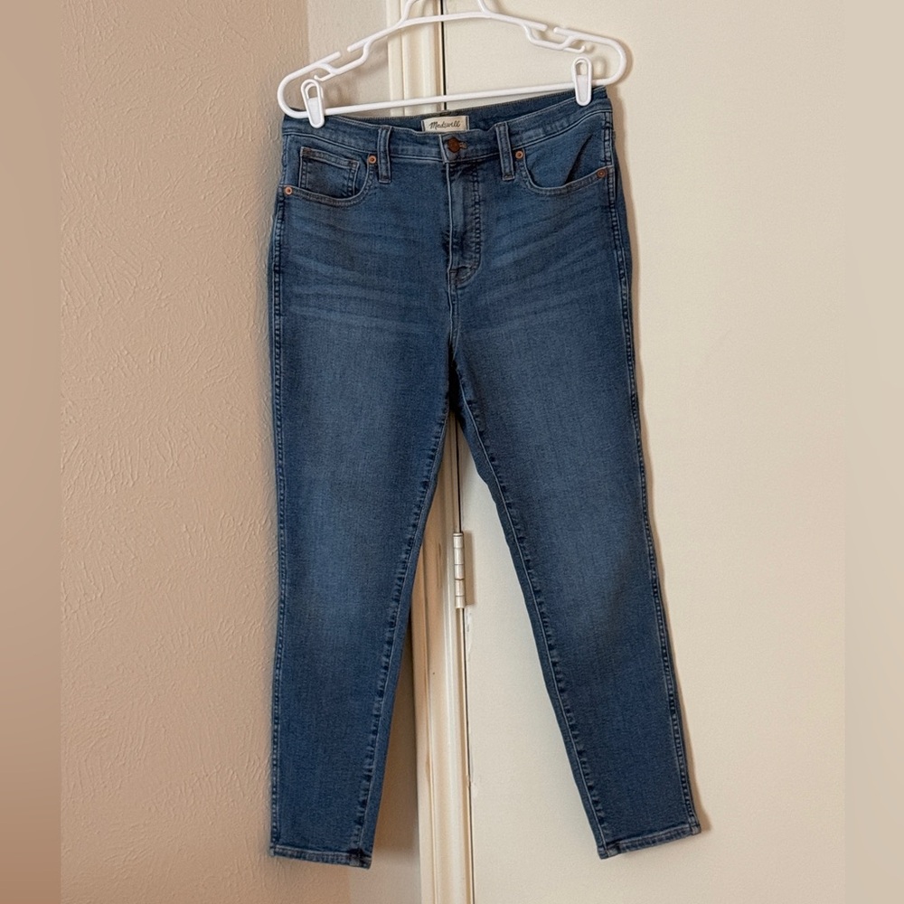 Madewell Women’s 10” High Rise Skinny Crop Medium Wash Size 29